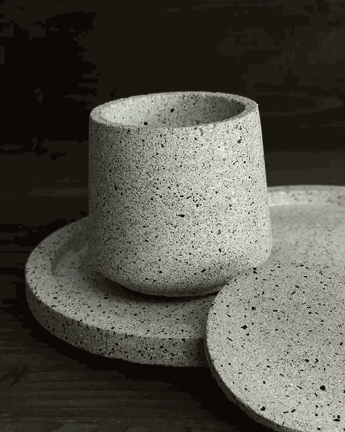 beton aufbewahrung Beláinn | Zylindrische Beton-Aufbewahrungsdose | tian – Tian